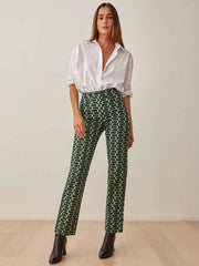 Mod High Rise Straight Jeans