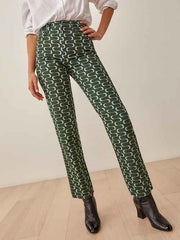Mod High Rise Straight Jeans