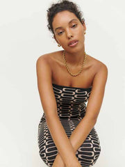 Cianna Strapless Sweater Dress