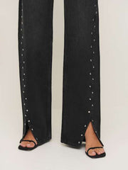 Cary High Rise Slouchy Straight Leg Jeans