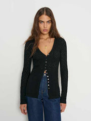 Sutton Regenerative Merino Open Knit Sweater