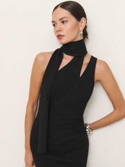 Julianna Cashmere Scarf Sweater Dress