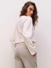 Asher Cropped Oversized Longsleeve Tee