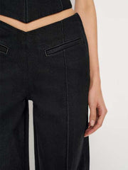 Arana Stretch Low Rise Trouser Wide Leg Jeans