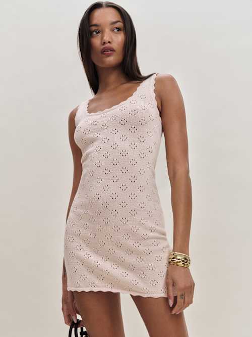Forest Cotton Sweater Dress