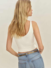 Natasha Cotton Sweater Tank