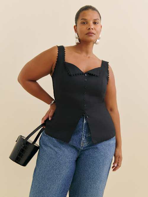 Viola Linen Top Es