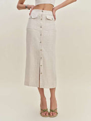 Britt Linen Skirt