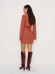 Chloe Knit Shrug Dress Set