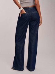 Elio Low Rise Denim Trouser