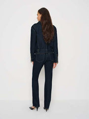 Senna Denim Moto Jacket