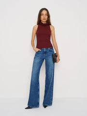 Marcy Cashmere Turtleneck Tank