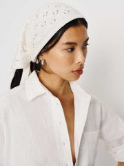 Goldie Cashmere Blend Triangle Scarf
