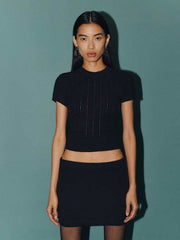 Megan Cashmere Mini Skirt