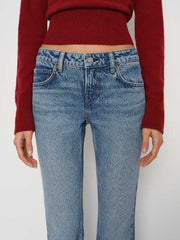 Jade Low Rise Slim Leg Jeans