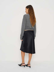 Layla Silk Knee Length Skirt