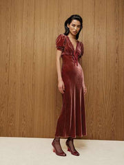 Camille Velvet Dress