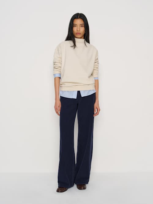 Jade Mock Neck Sweatshirt