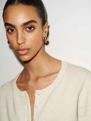 Clara Cotton Crew Cardigan