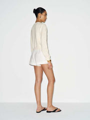 Clara Cotton Crew Cardigan
