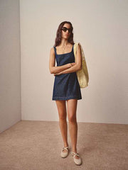 Elinda Denim Mini Dress