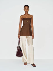 Aurina Linen Top