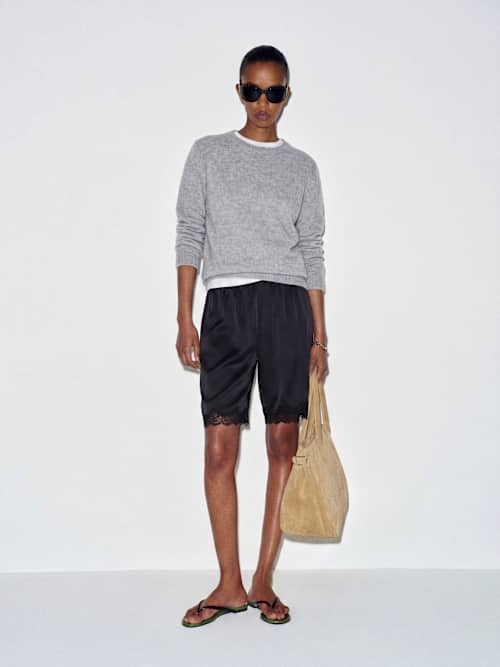Clara Silk Bermuda Short