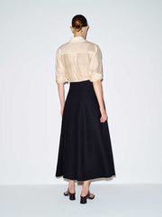 Petites Peony Linen Skirt