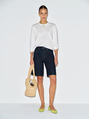 Hayden Mid Rise 8 In Jean Shorts